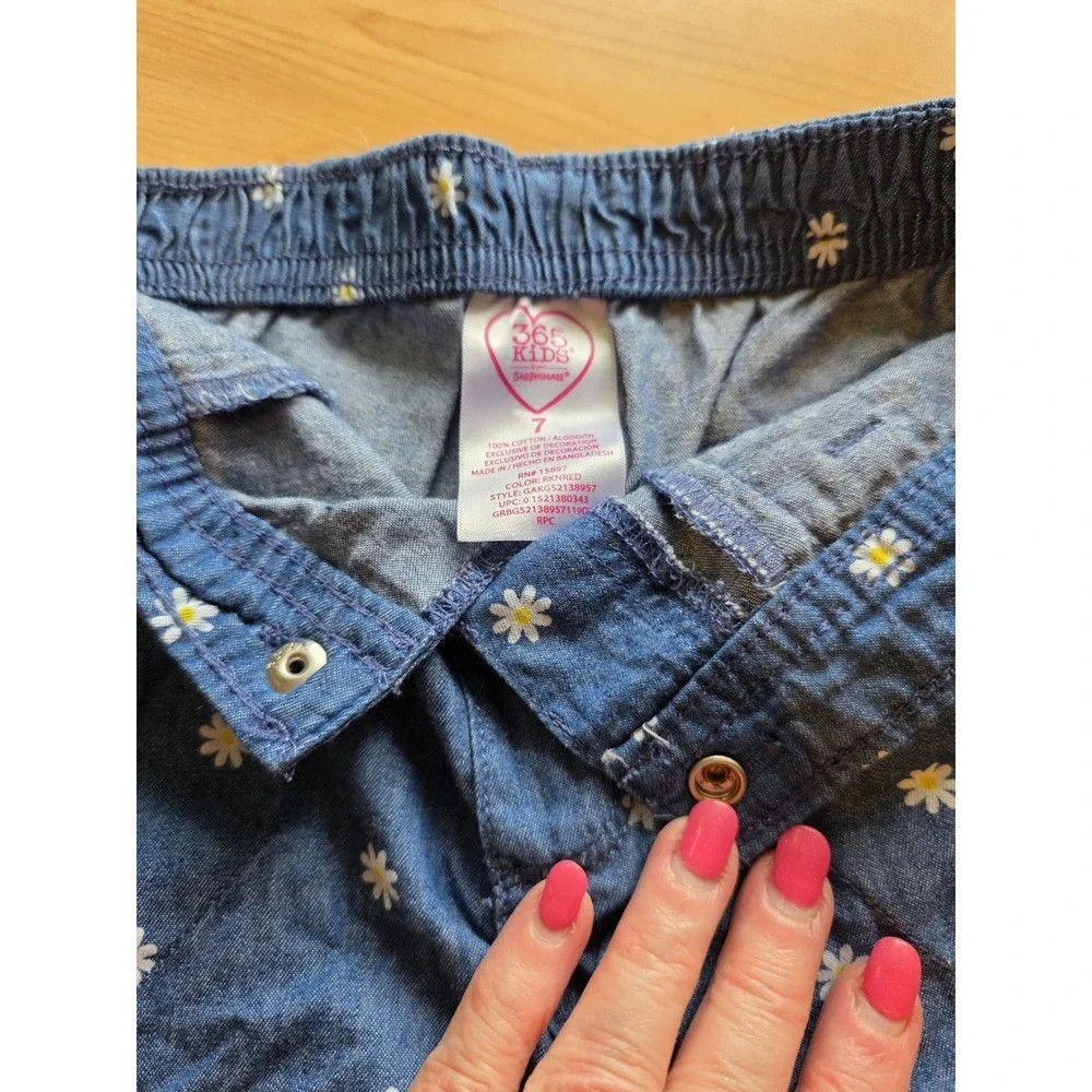 girls denim shorts‎ Size 7